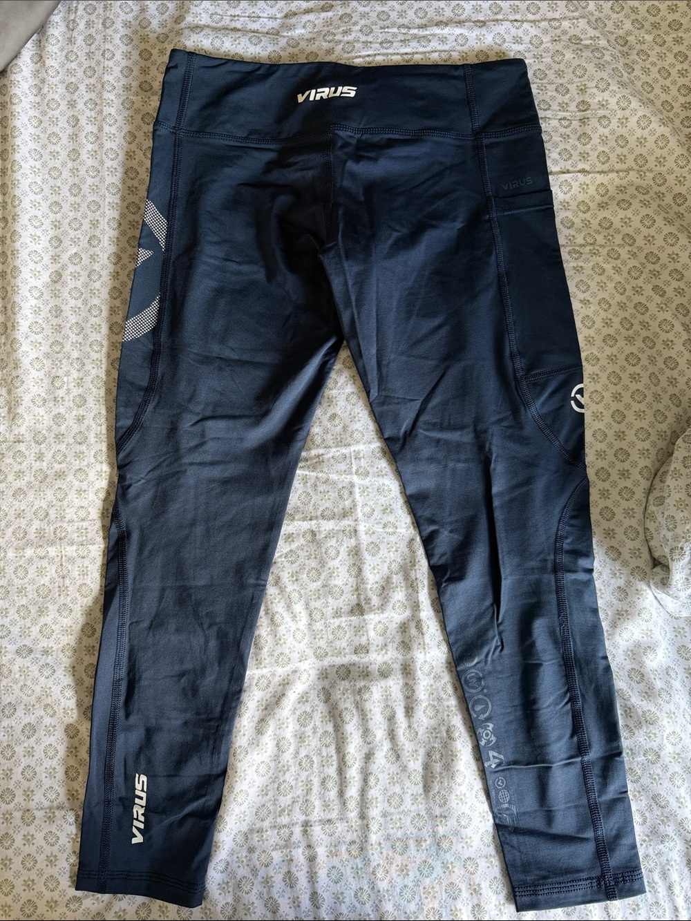 Virus 7/8 length Performance Athletic Leggings - Picture 2 of 6
